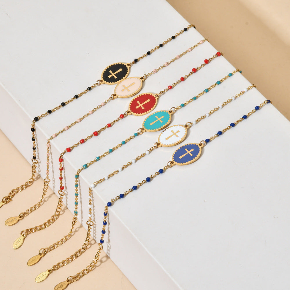 Wholesale Stainless Steel Cross Bracelet