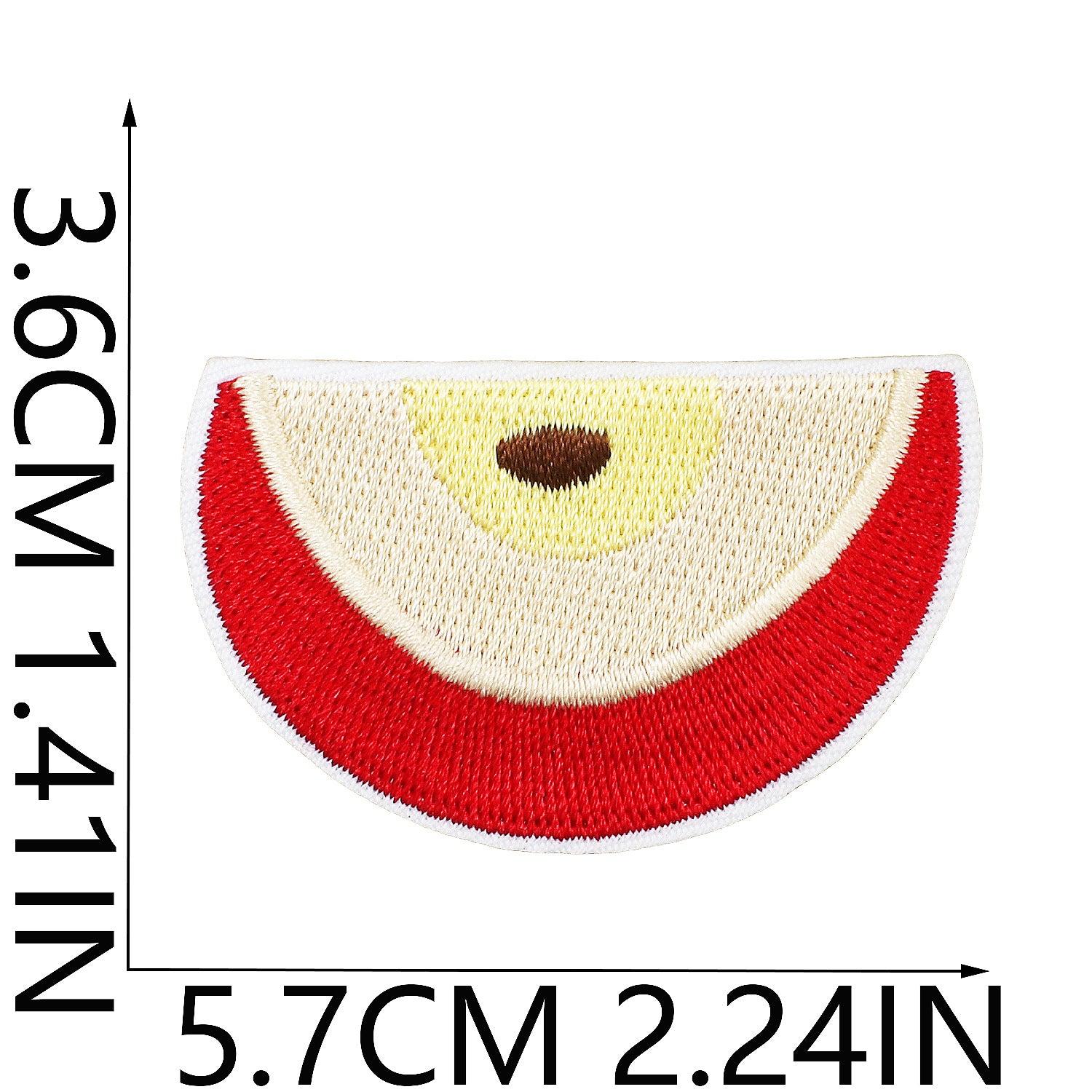 Wholesale Cartoon Apple Embroidered Fabric Patch Apple Cake Patch