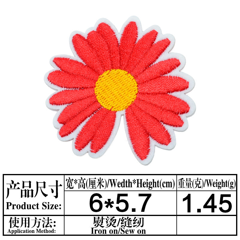Wholesale Trendy Embroidery Patches Cloth Applique For Clothing Shoes Bags DIY Decorative Accent