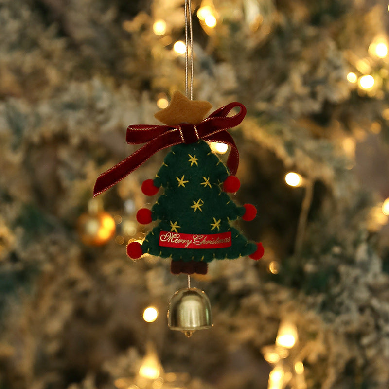 Wholesale Christmas gift plush Christmas tree pendant Christmas decoration