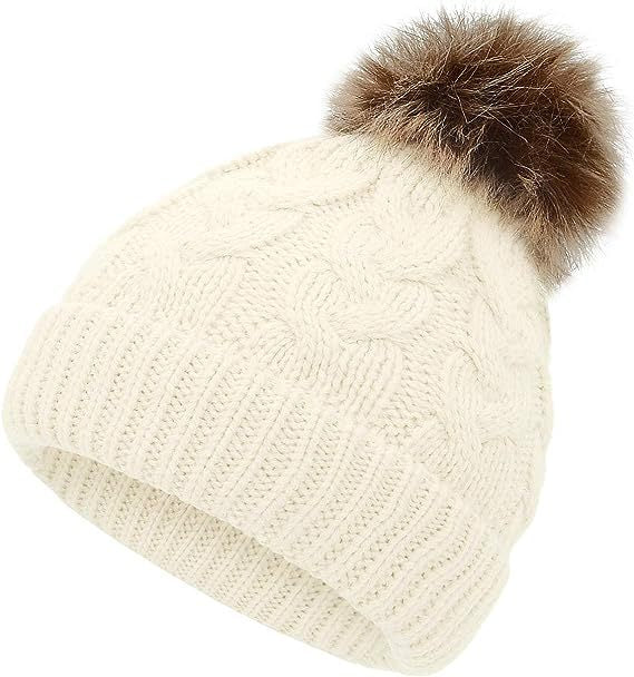 Wholesale Autumn and Winter Children's Wool Ball Thickened Baby Versatile Knitted Twist Warm Kids Beanie