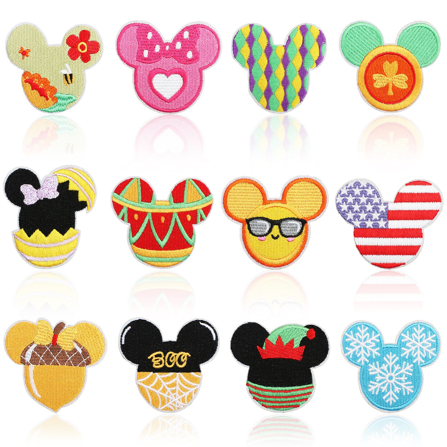 Wholesale Embroidered Patch Sew On Badge Polyester Craft Supply For Clothing Bags Decorative Gift OLY Exclusive