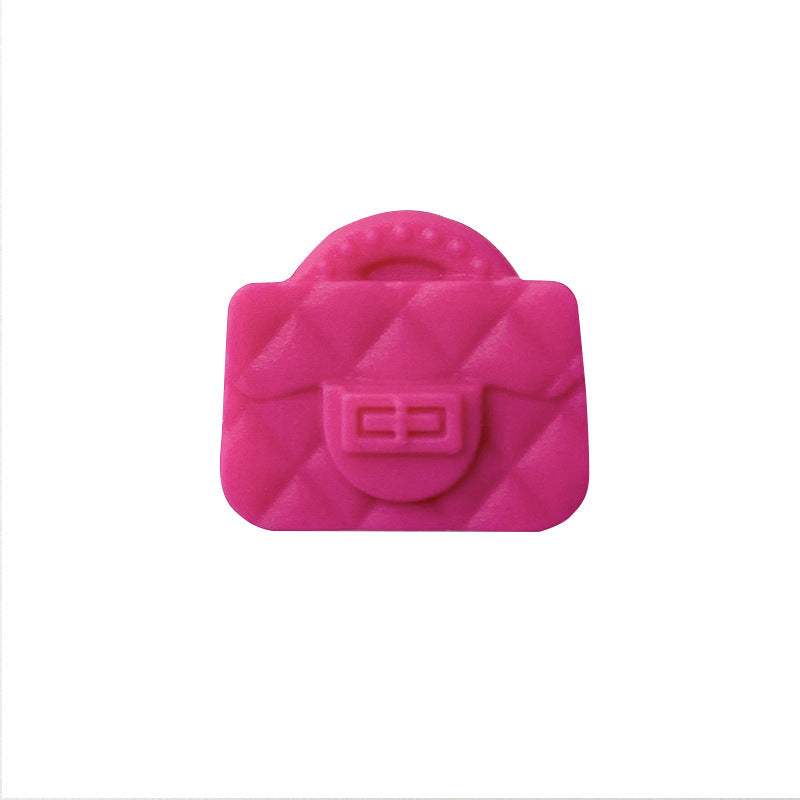 Wholesale 10PCS Silicone Backpack Shape Focal beads