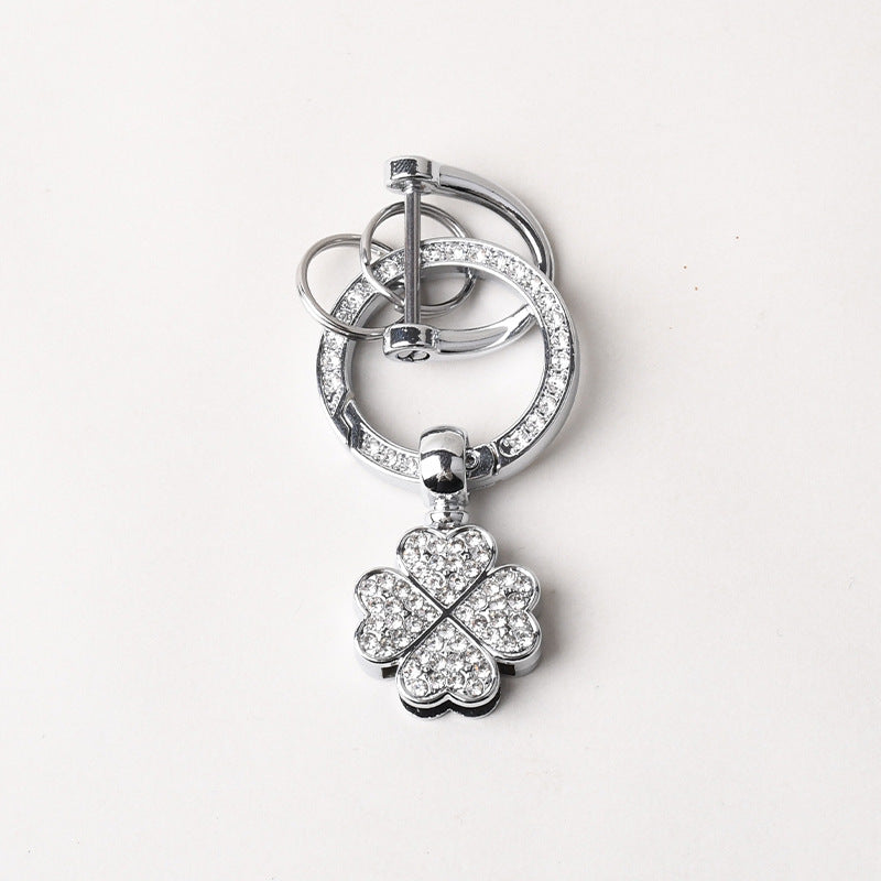 Wholesale Diamond DIY semi-finished keychain