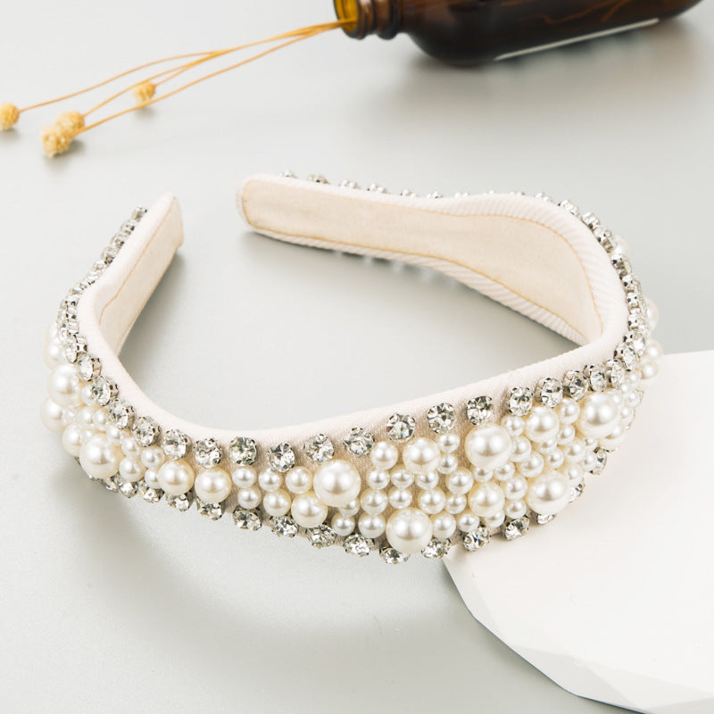 Wholesale pearl and rhinestone headbands