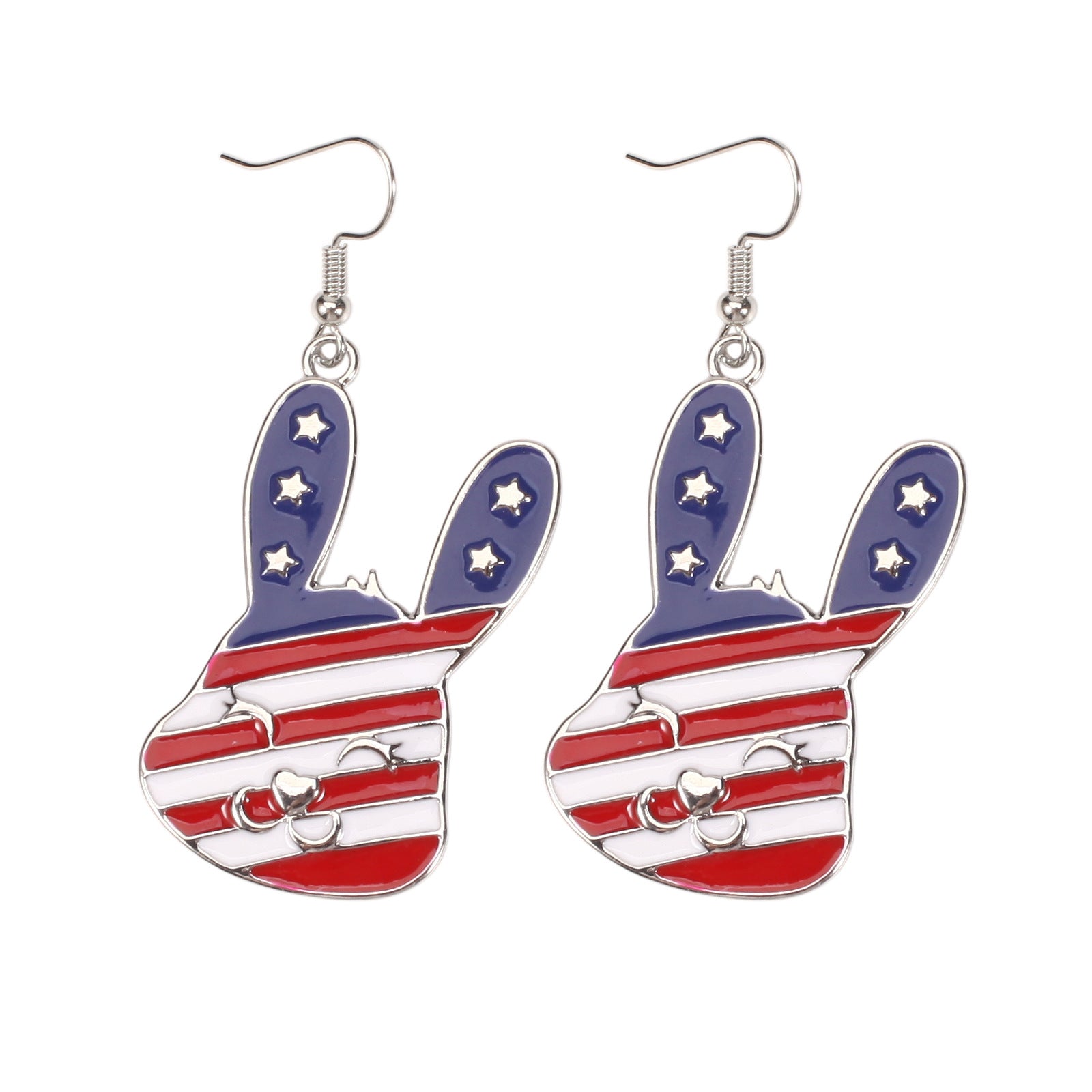 Wholesale Easter cartoon cute rabbit egg carrot earrings