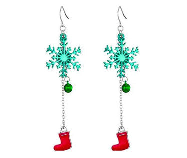 Wholesale Christmas Santa Elk Earrings