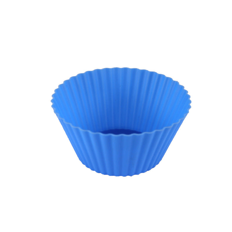 Wholesale Silicone Mold High Temperature Resistant Muffin Cup Candy Round Puff Baking Tool