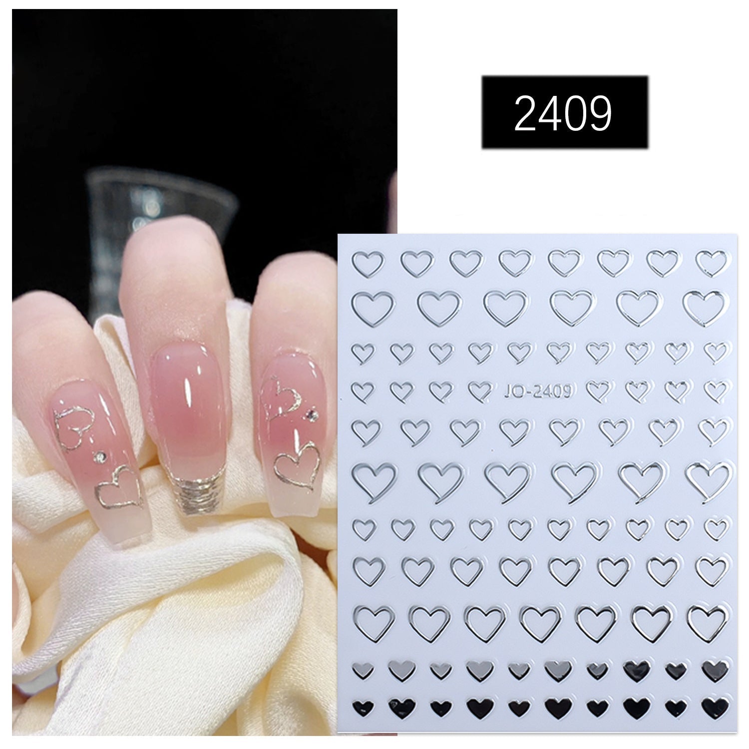 Wholesale Cyber Celebrous 3D Star Manure  Nail Sticker