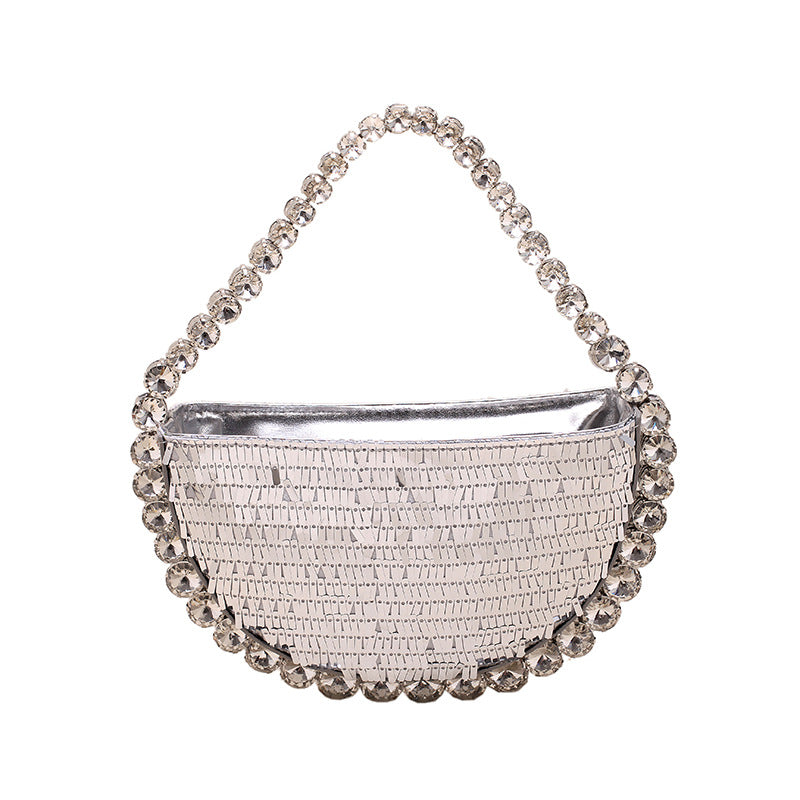 Wholesale Sequin Studded PU Handbag Dinner Bag