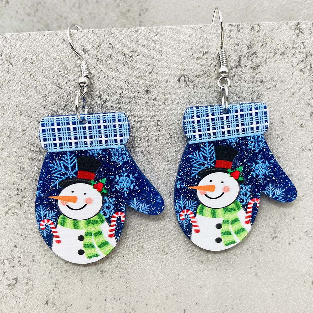 Wholesale Christmas Creative Acrylic Earrings