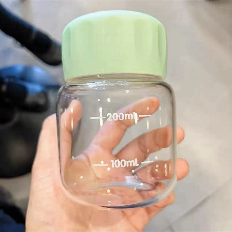 Wholesale Borosilicate Fat Cup 200m Mini Cute Glass Water Cup
