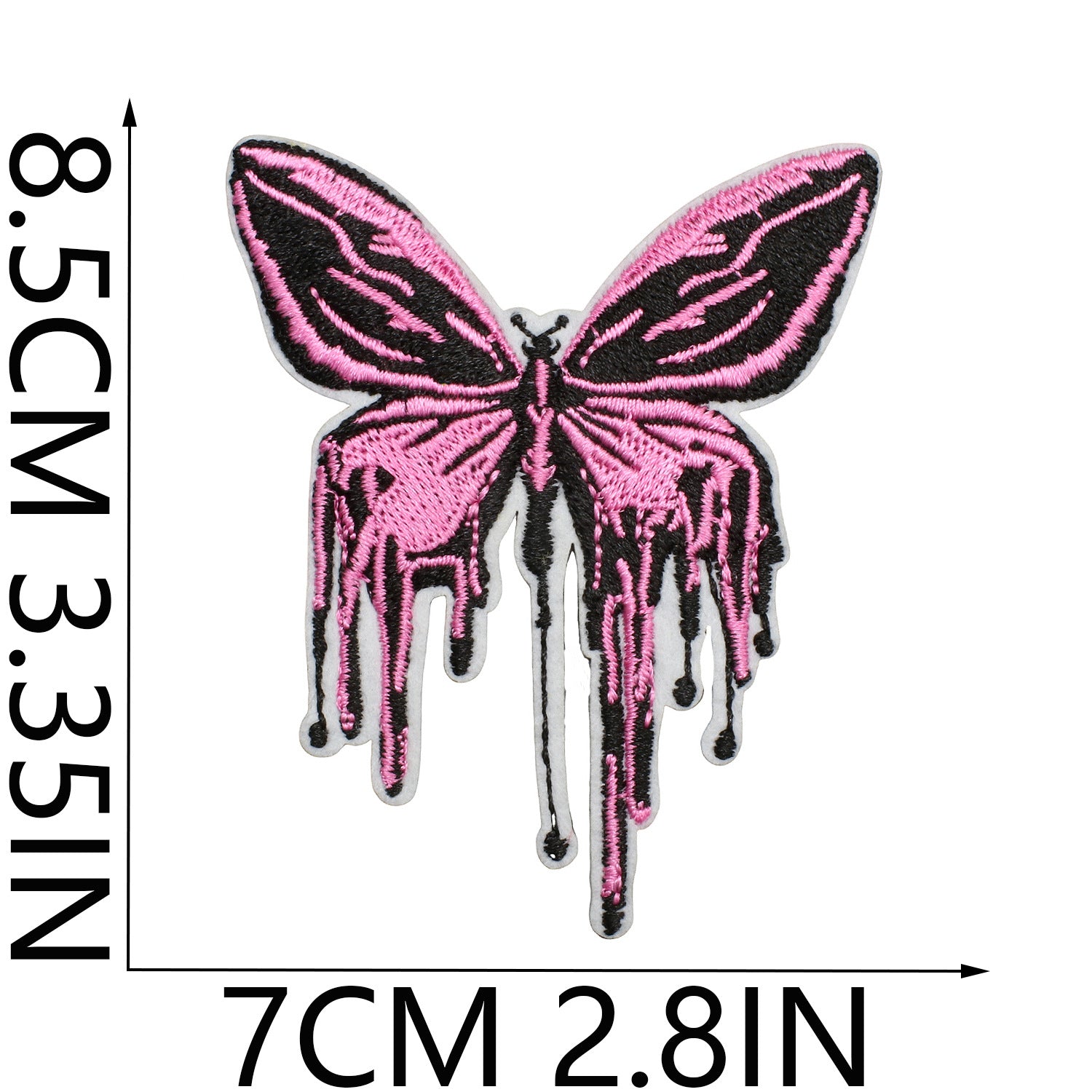 Wholesale Rose' s Covenant Embroidered  Romantic Skull Couple' s DIY Patches