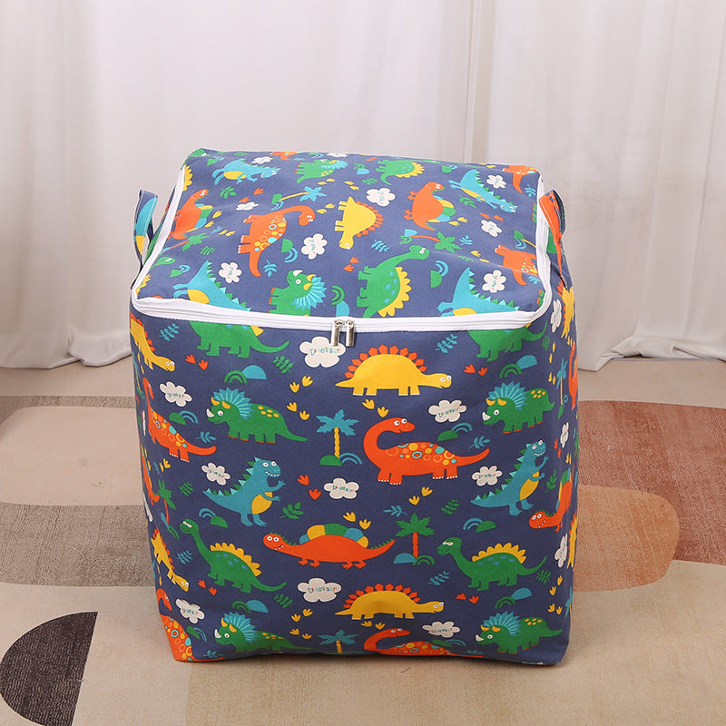 Wholesale Cotton and Linen Foldable Zipper Storage Bags