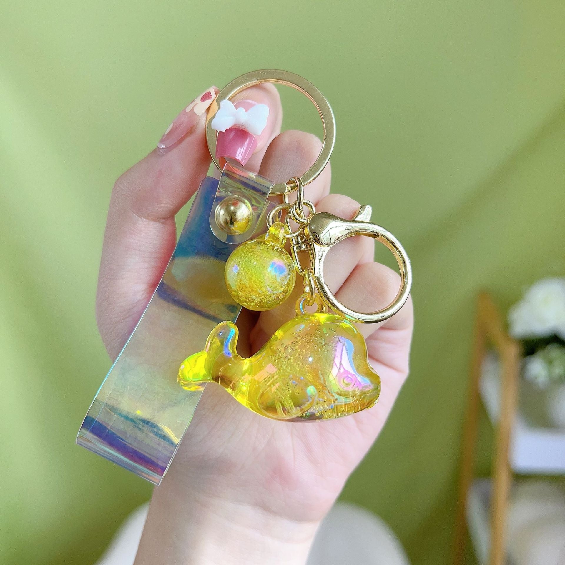 Wholesale Acrylic Dolphin Keychains