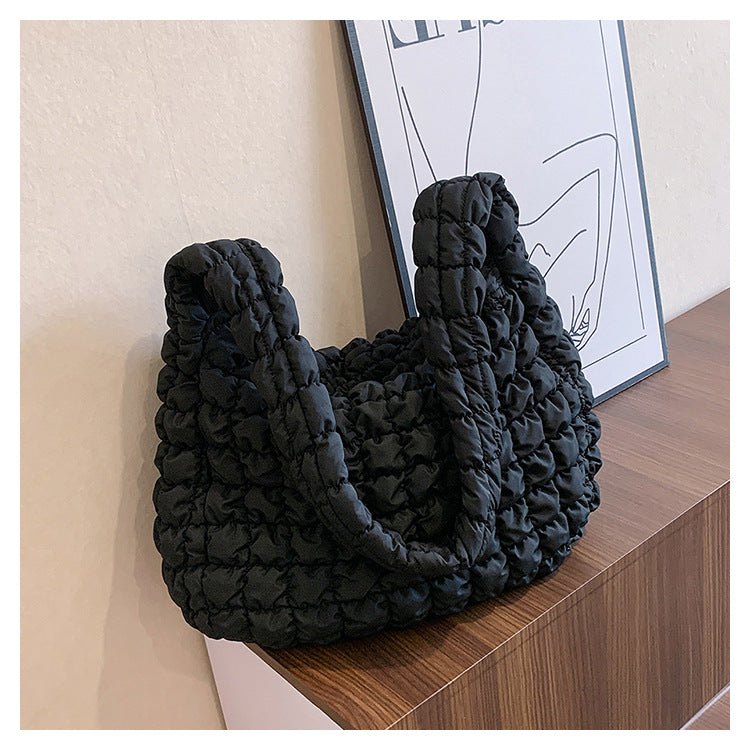 Wholesale Nylon Pleated Cloud Large Capacity Single Shoulder Crossbody Bag