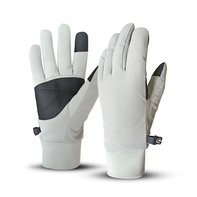 Wholesale Winter Style Solid Color Plush Insulation Polyester Glove