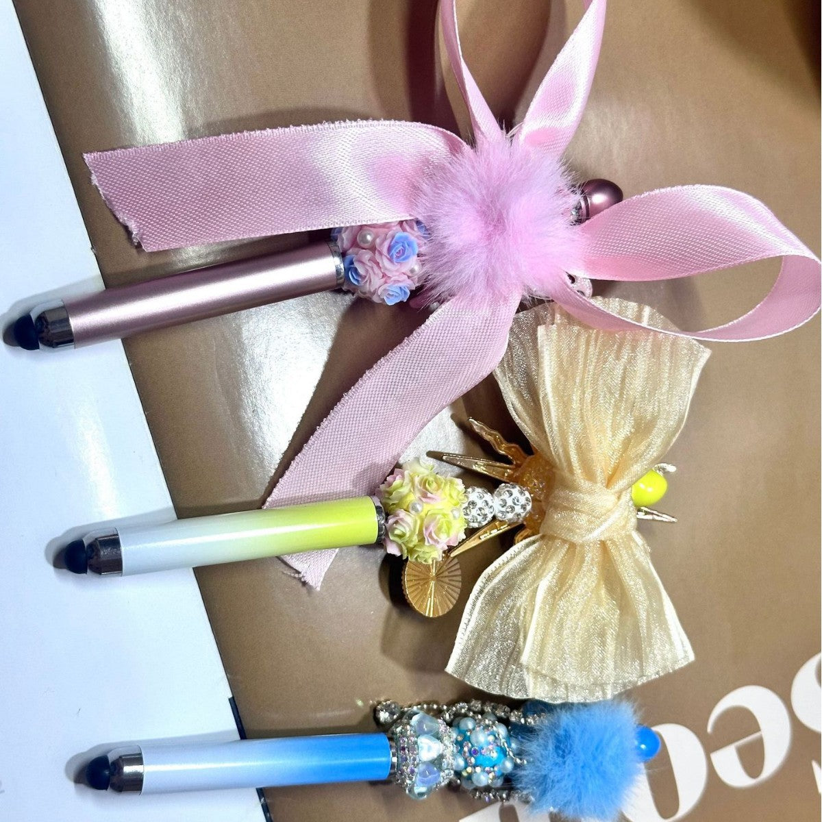 Wholesale  beaded pens Touchscreen dual-use