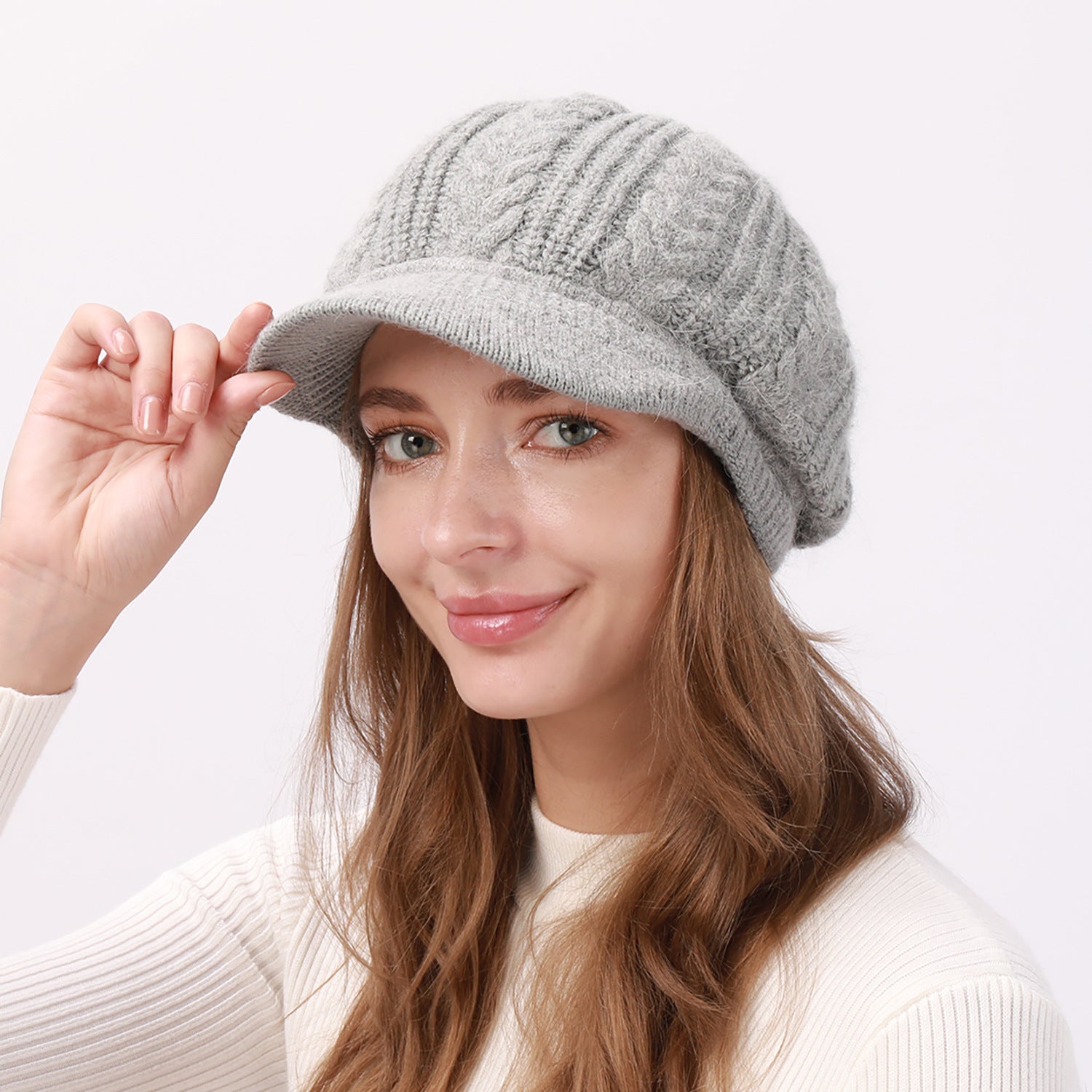 Wholesale New Autumn and Winter Woolen Knitted Hats Warm Berets