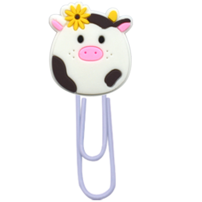 Wholesale Random 50pcs Cartoon Animal Paperclip Bookmarks