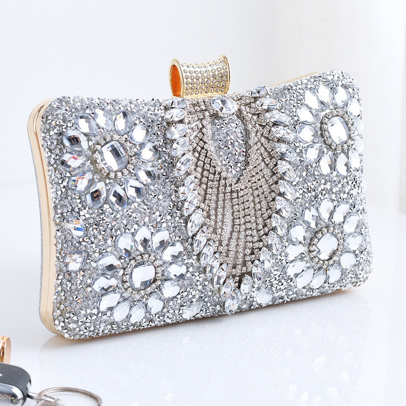 Wholesale Diamond Rhinestone Water Diamond Wedding Handbag