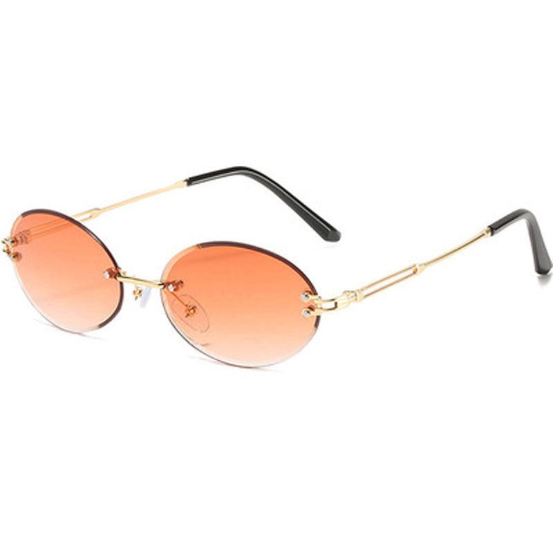 Wholesale PC Gradient Oval Sunglasses