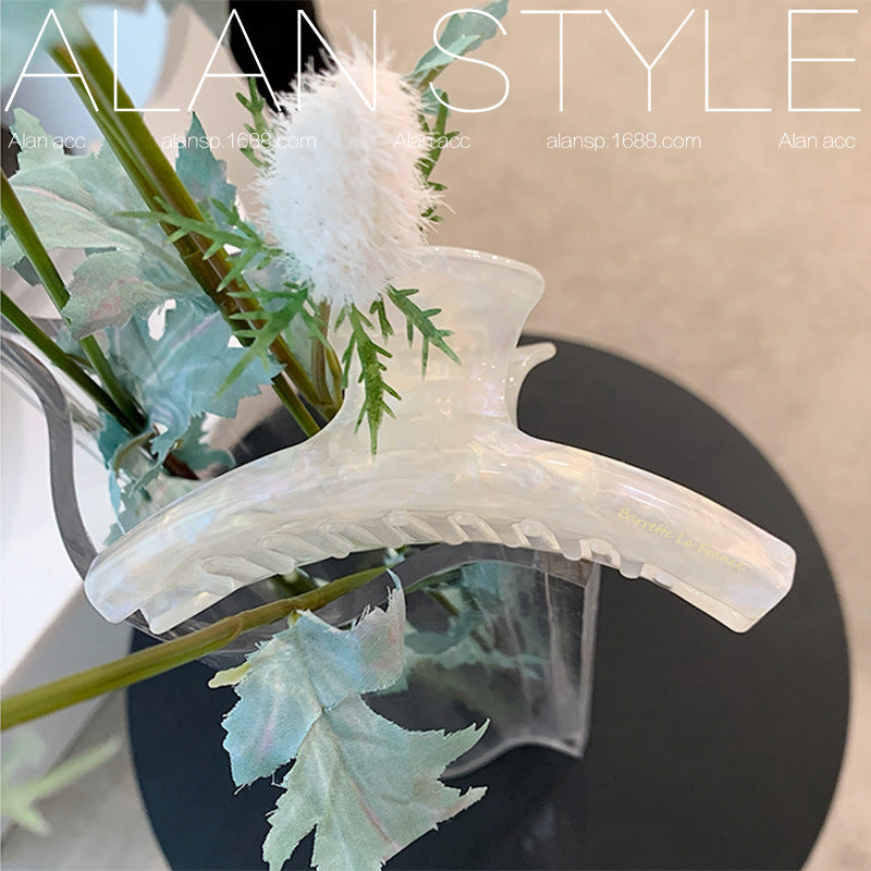 Wholesale French Acetate Curved Leopard Hair Clips