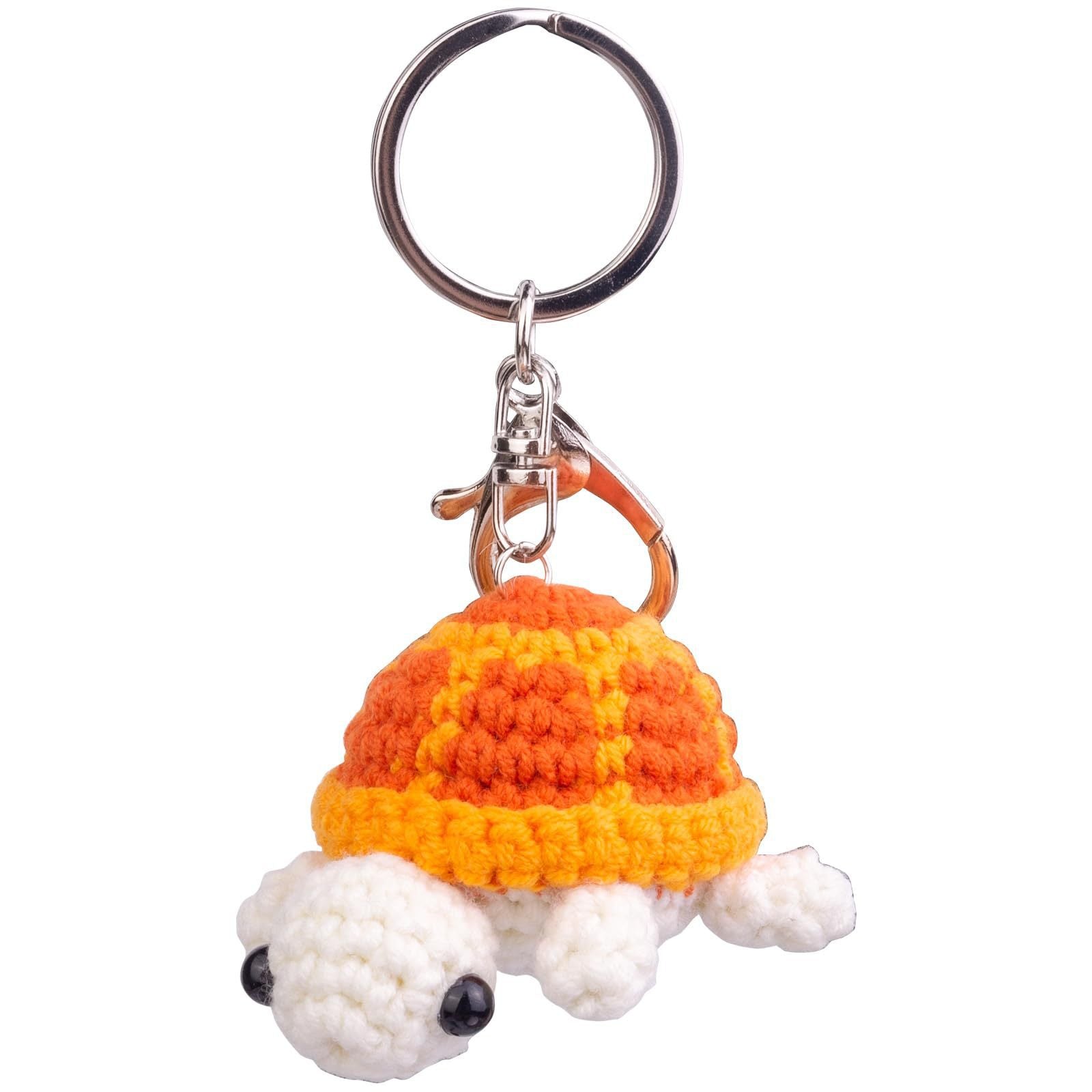 Wholesale Handmade Crocheted Yarn Cartoon Bee Keychain
