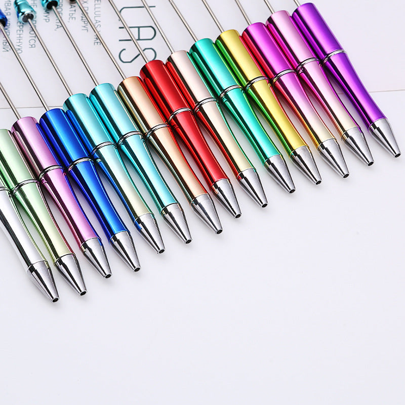 Wholesale Creative Gradient Color DIY Handmade Plastic Bead Pen