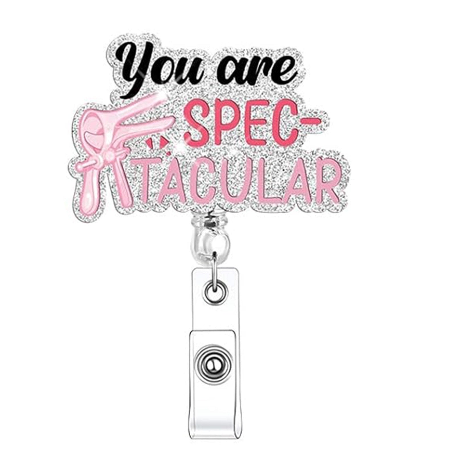 Wholesale Hospital maternity and newborn theme retractable badge keychain