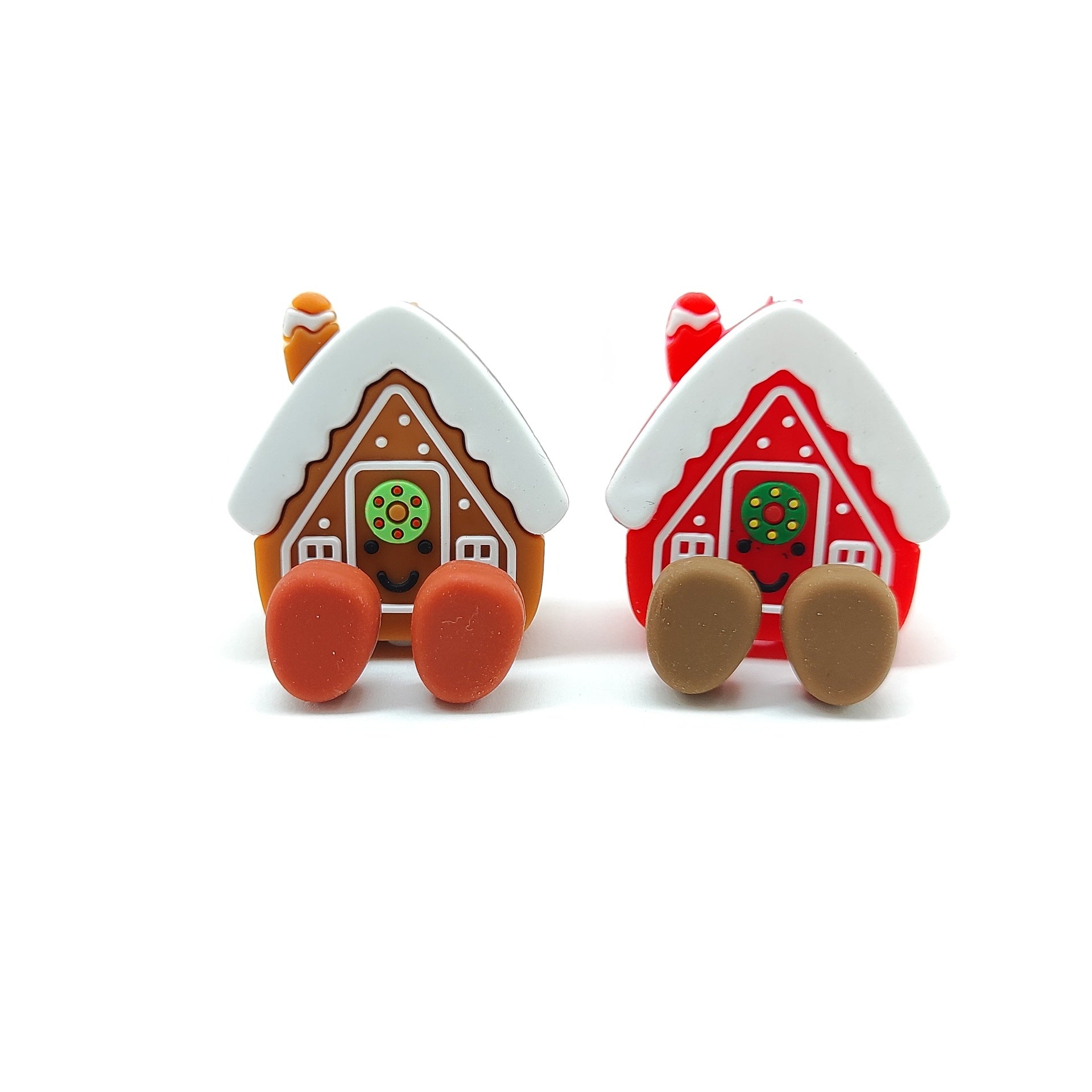 Wholesale 20pcs Christmas silicone beads bead pen focus beads accessories 3d silicone beads