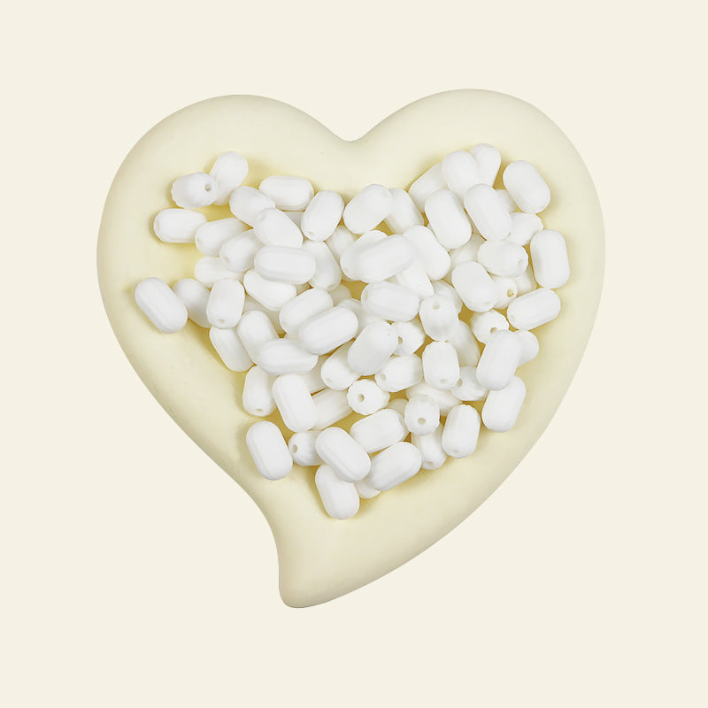 Wholesale 100pcs/pack Silicone Single Color Loose Bead DIY Bead Pen