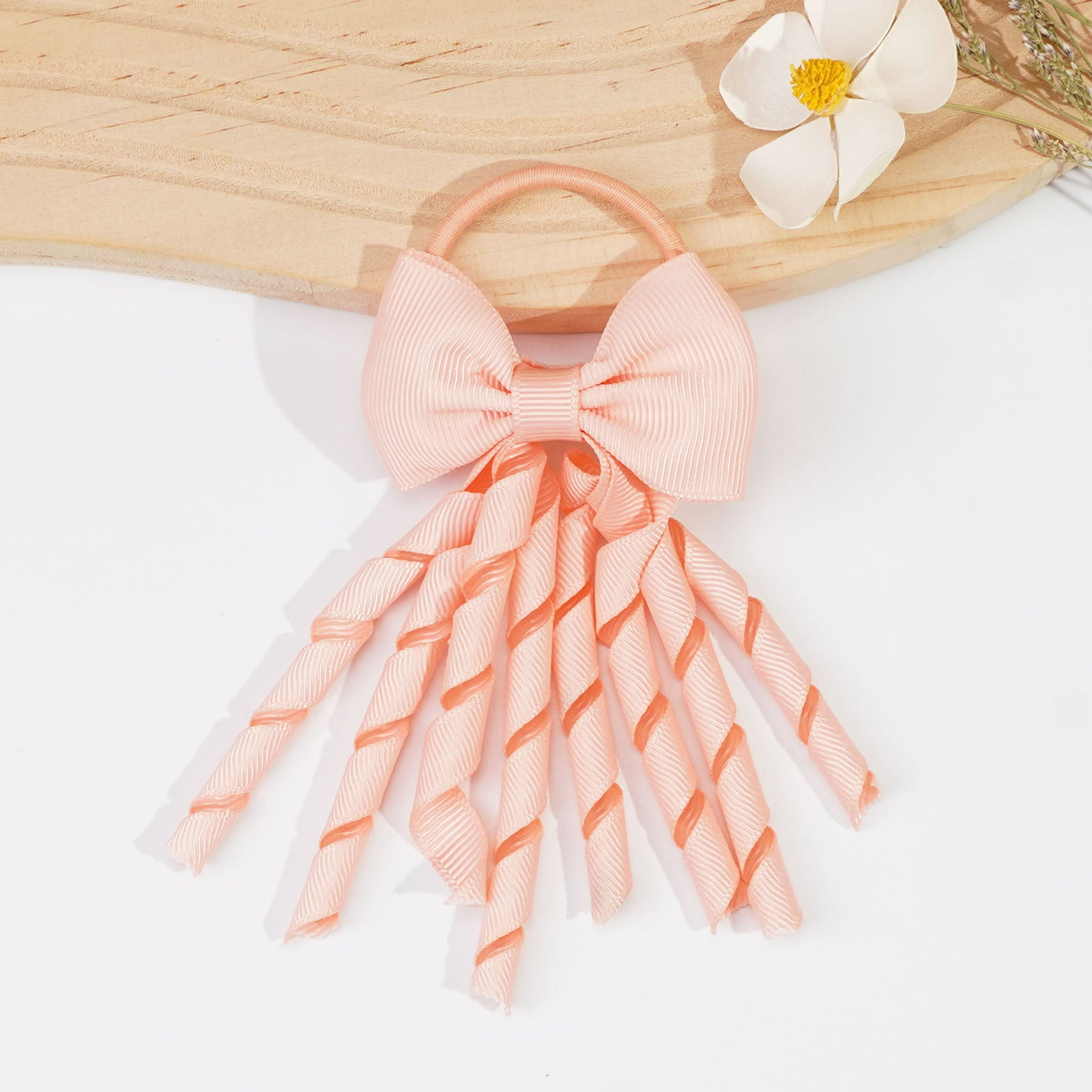 Wholesale bow rubber band roll thread belt Christmas headdress