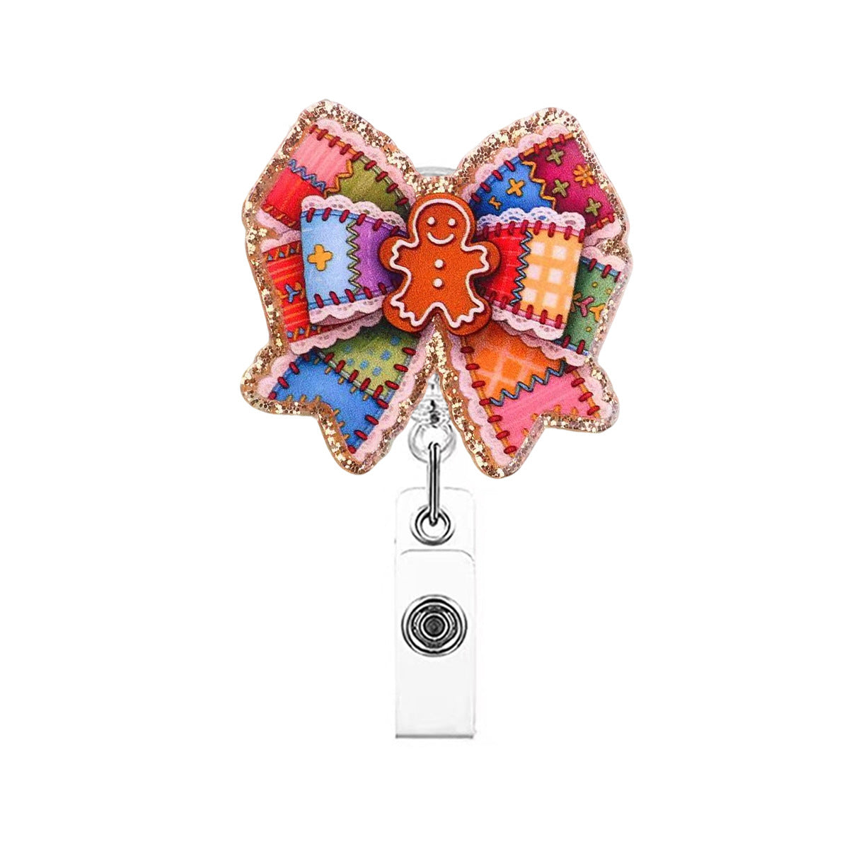 Wholesale Bow Christmas Tree  Badge Reels