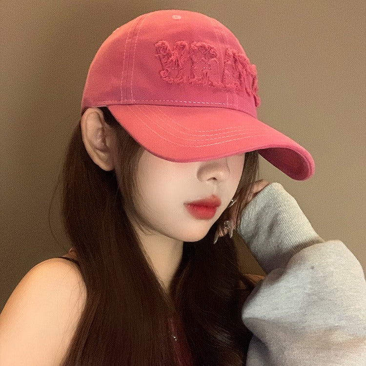 Wholesale Letter Raw Edge Sun Visor All-match Baseball Cap