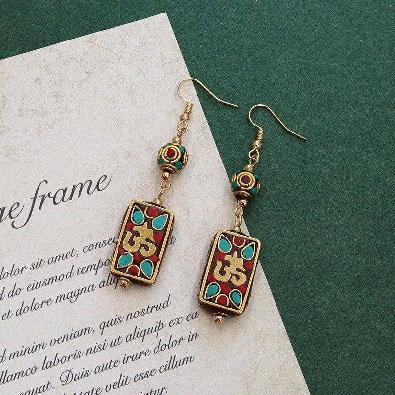 Wholesale Nepal Minimalist Alloy Earrings