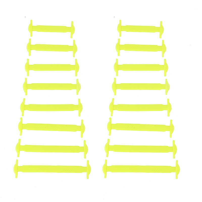 Wholesale Rainbow Sports Free Silicone Elastic Laces