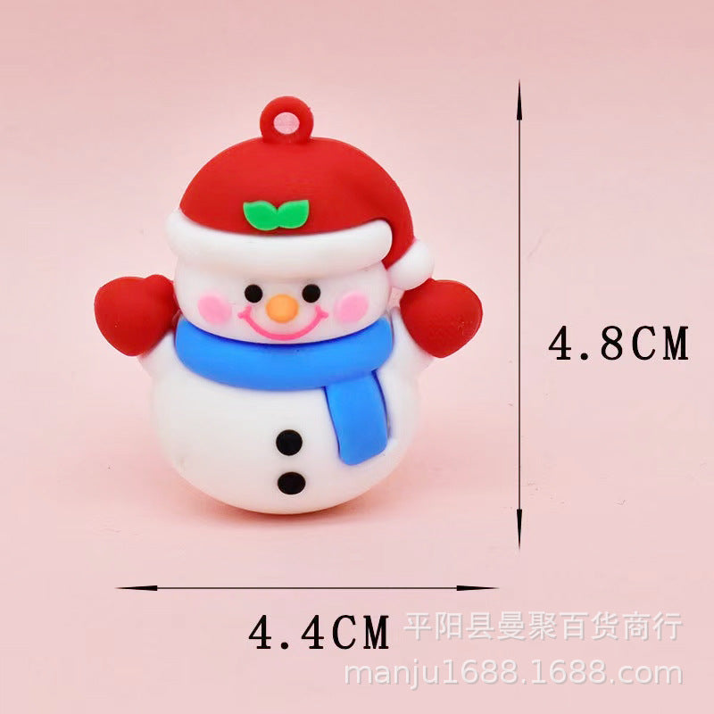 Wholesale Christmas Pendant Cartoon Keychain
