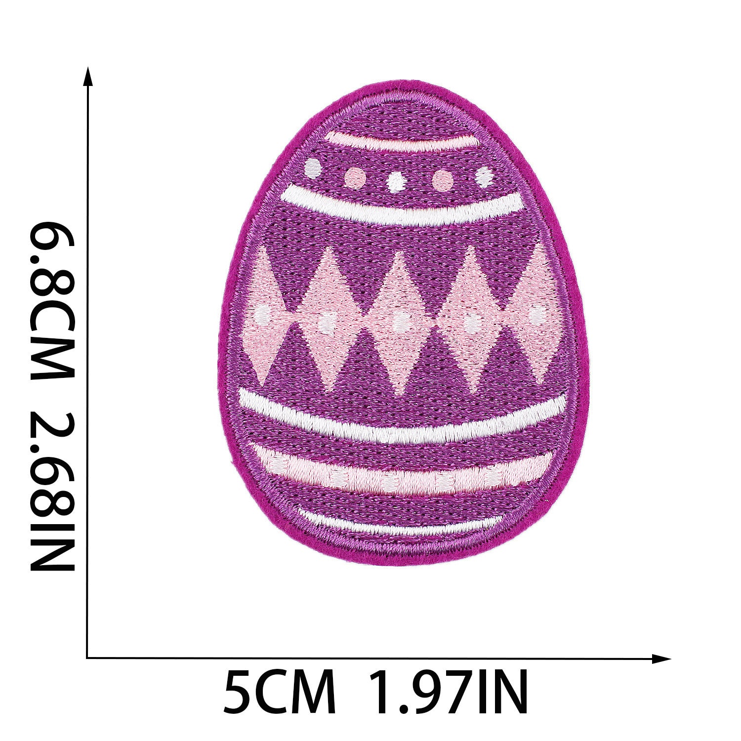 Wholesale Easter Rabbit Easter Egg Carrot Embroidery DIY Patches