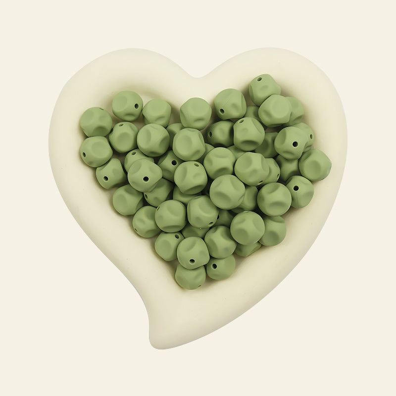 Wholesale 15mm Irregular Silicone Bead DIY Bead Pen Accessories