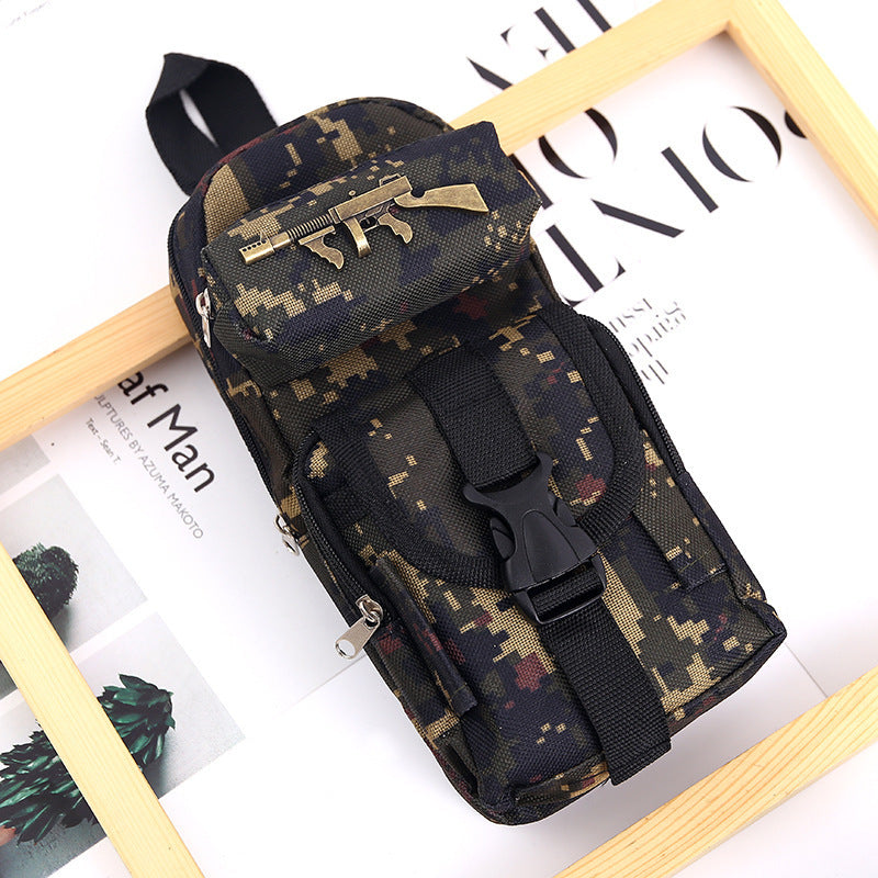 Wholesale Oxford Cloth Camouflage Zipper Pen Bags