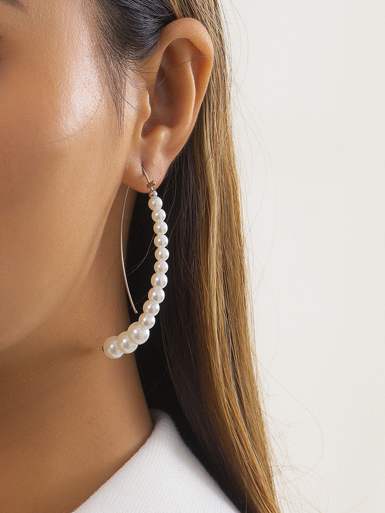 Wholesale Vintage Temperament Baroque Irregular Imitation Pearl Earrings