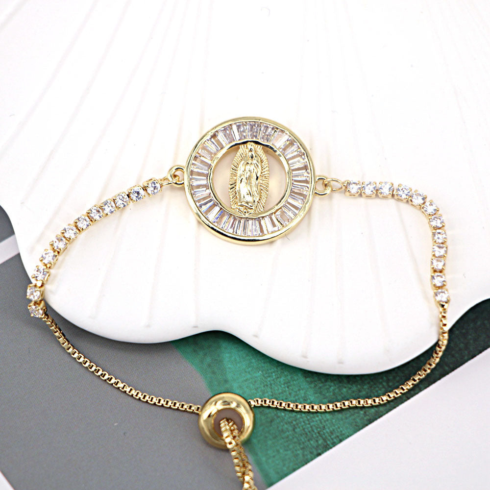 Wholesale Copper Micropaved Zirconia Bracelet