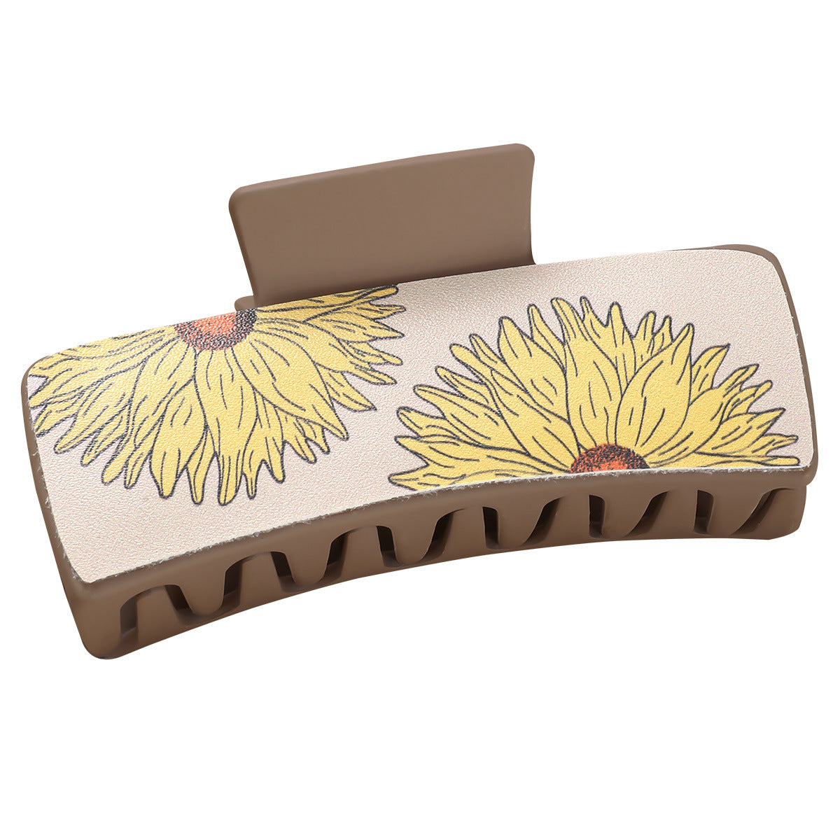 Wholesale  yellow chrysanthemum square hairpin Hair Clips