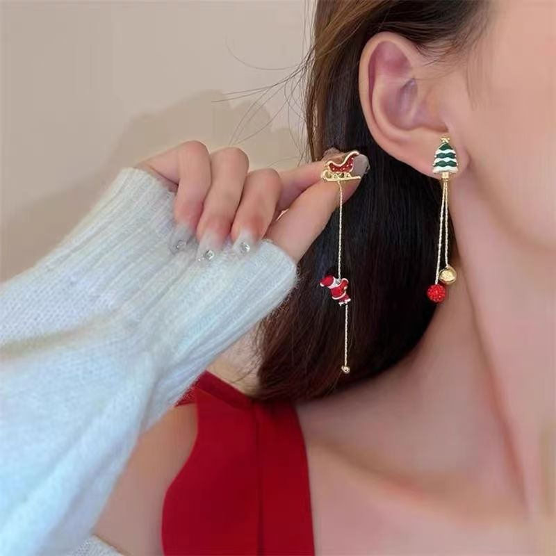 Wholesale Christmas Series Climbing  Earrings
