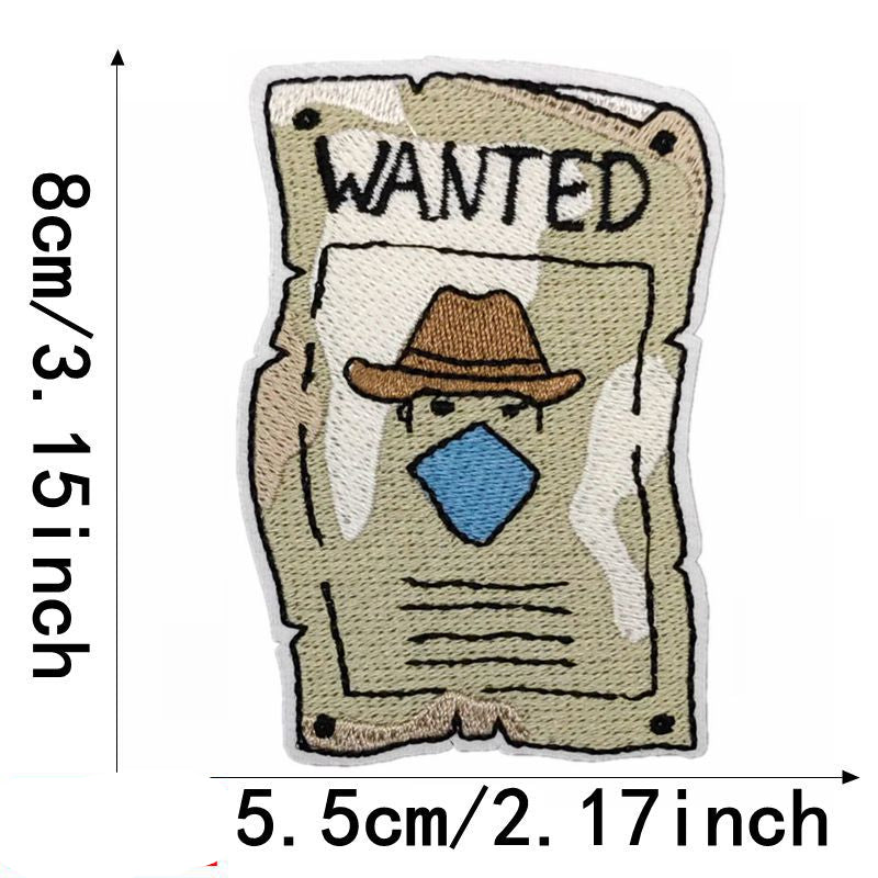 Wholesale Western Cowboy embroidery clothing patch