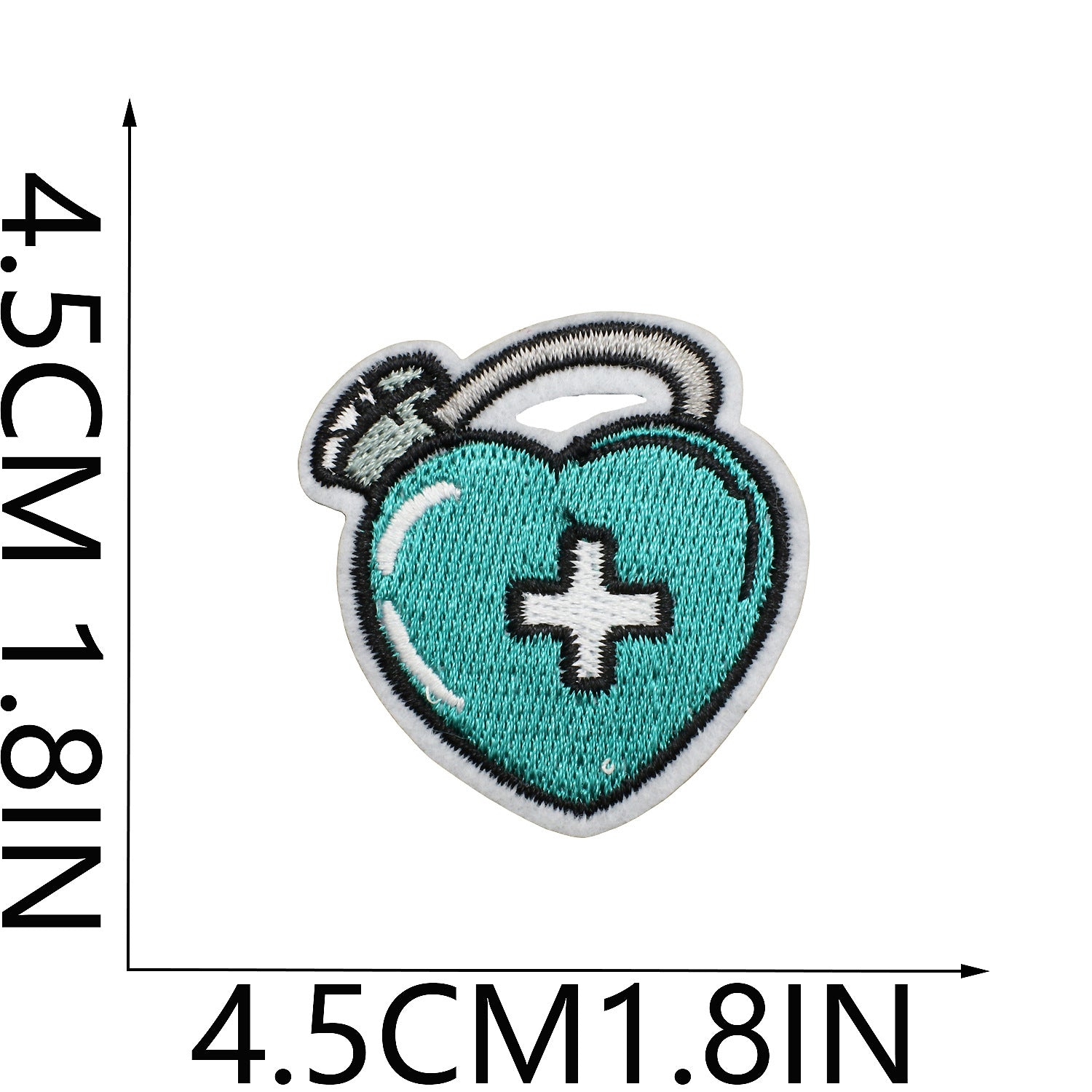 Wholesale Cartoon human organ embroidery patch medical equipment patch