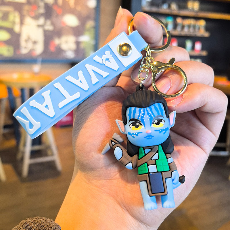 Wholesale Cartoon Blue Doll Keychain OLY Exclusive