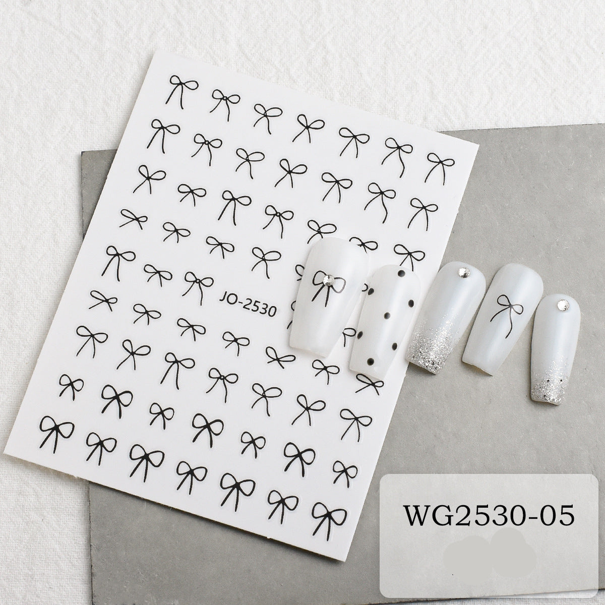 Wholesale Explosive Bow Nail Art Sticker