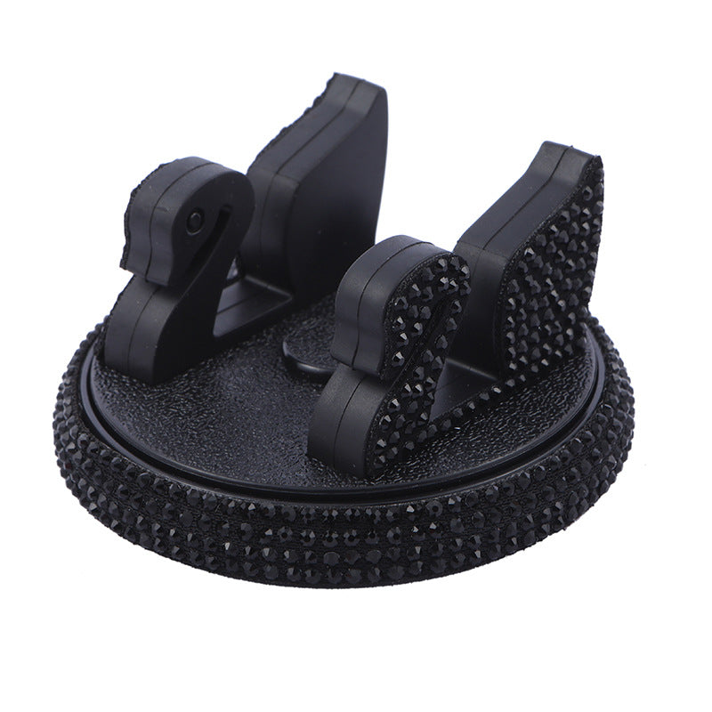 Wholesale Plastic Diamond 360 Degree Swan Car Mobile Phone Holder Rotating Navigation